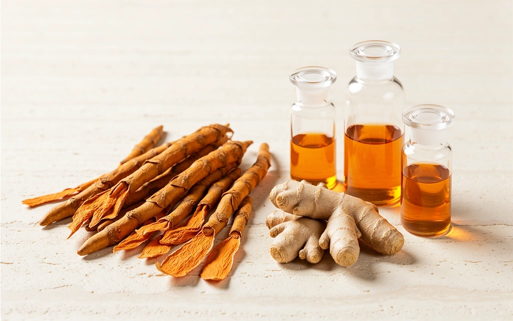 Ingredientes botánicos crudos y puros